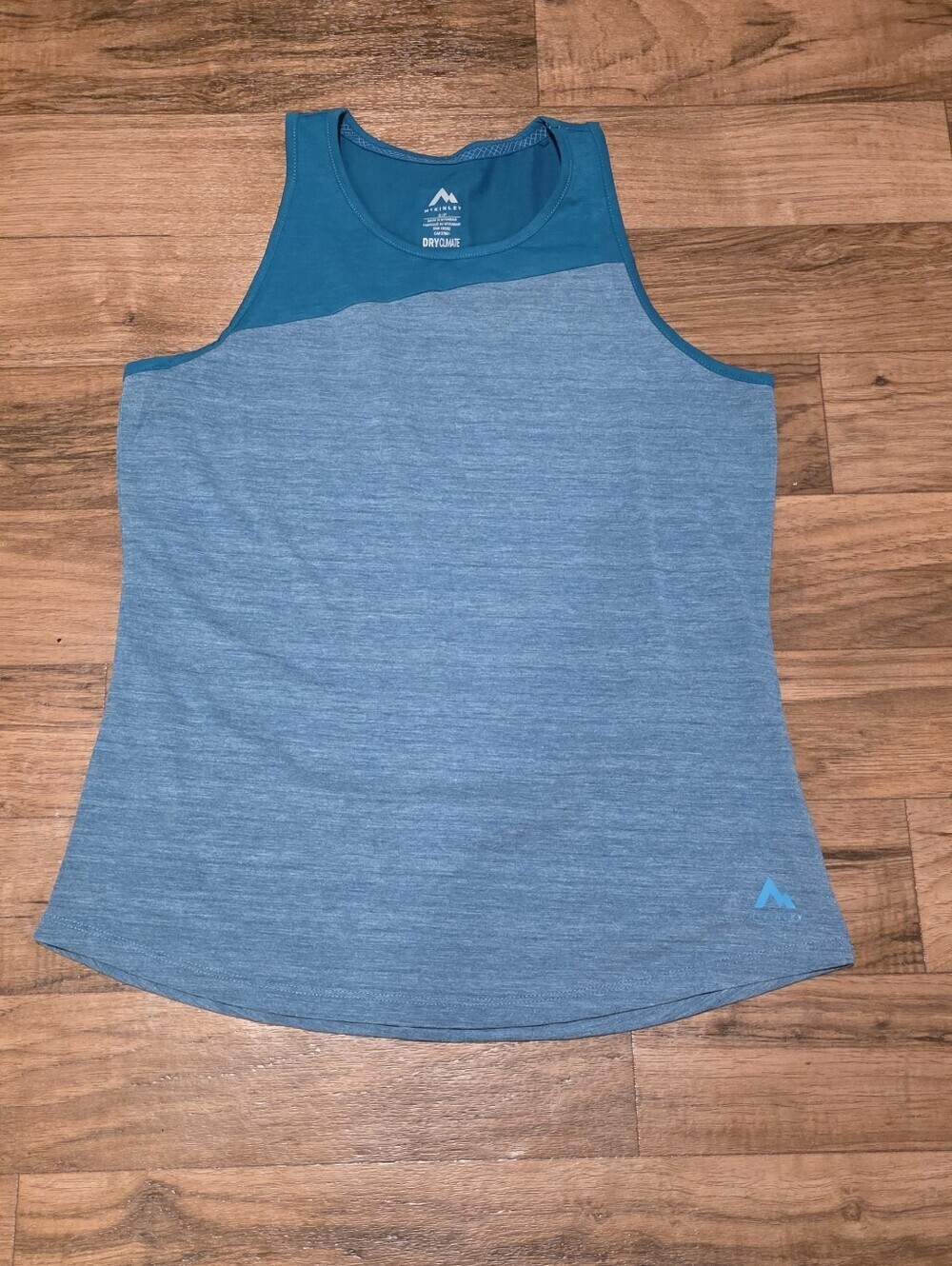 Mckinley  Women's Teal Two-Tone Performance Tank Top